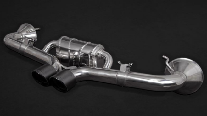 Photo of Capristo Full Sport Exhaust with Sport Cats and Carbon Tips for the Porsche 992 GT3 RS - Image 2